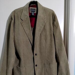 St John's Bay Extra Large tall tan corduroy sport coat